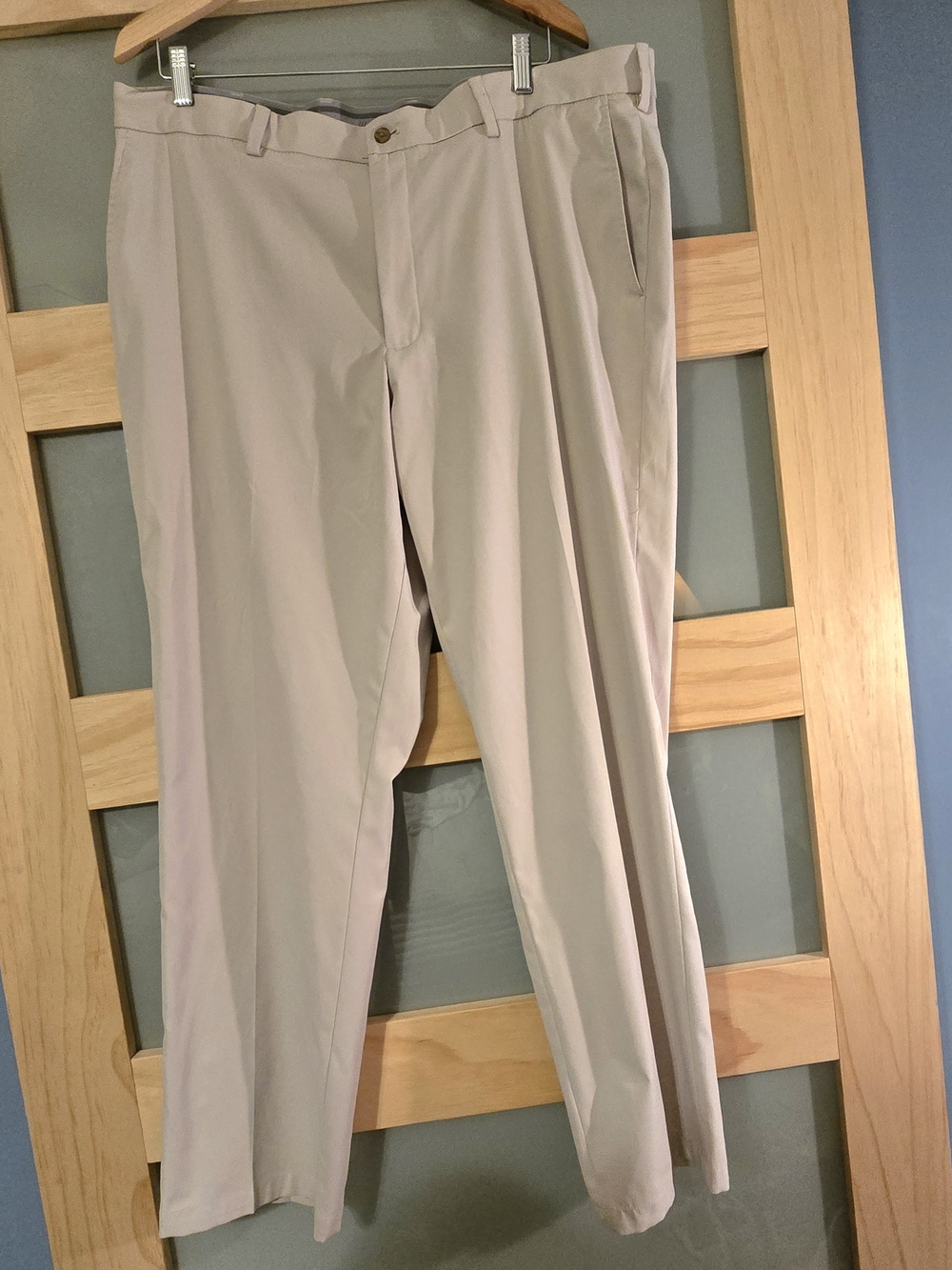 Walter Hagen Khaki Straight-Leg Chinos - Light Beige